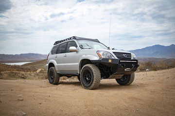 2002 Lexus GX470 - KMC BULLY OL - Black | KMC Wheels